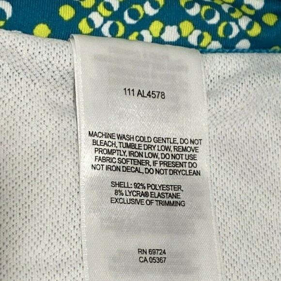 Columbia Omni-Wick shorts ladies M green yellow drawstring waist liner pocket - Picture 4 of 7